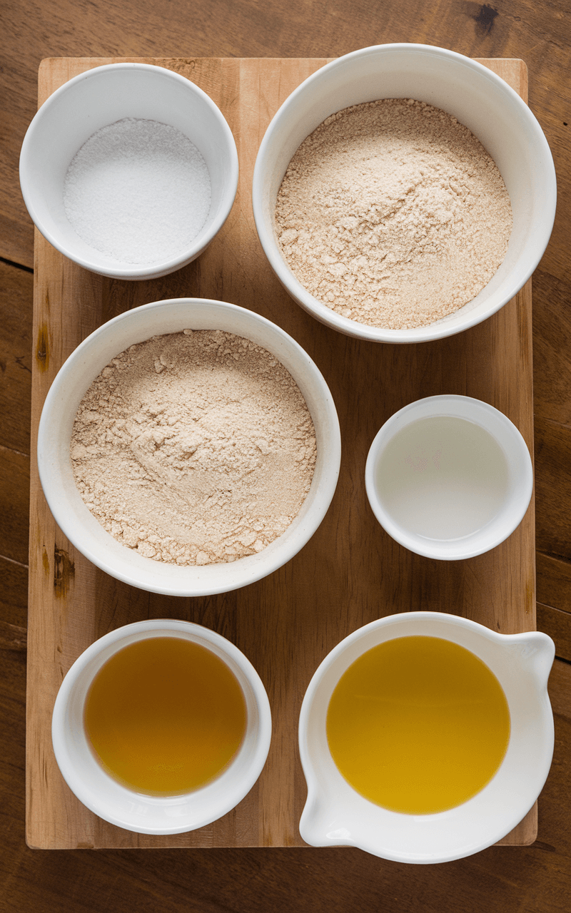 The ingredients needed for Easy Mexican Sopes Recipe.