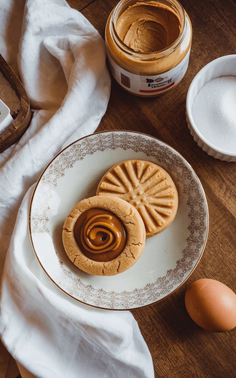 Easy Peanut Butter Cookies finished.